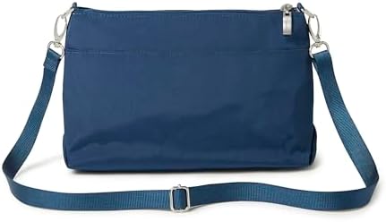 Baggallini Original RFID Protected Lightweight Nylon Zippered Travel Purse for Women ClimatePartner Certified