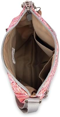 Sakroots Eco Twill Crossbody Purse for Everyday Use and Travel - Zipper Closure & Adjustable Strap