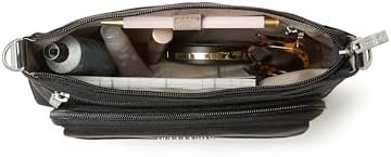 Baggallini Original RFID Protected Lightweight Nylon Zippered Travel Purse for Women ClimatePartner Certified