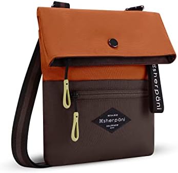 Sherpani Pica Women's Lightweight 4L Travel Crossbody Bag with RFID Protection Reef