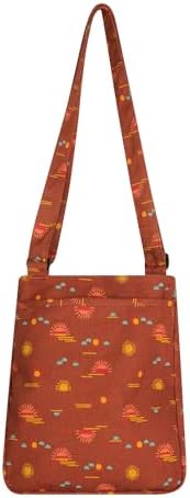 KAVU Keeper Semi Padded Sling Canvas Crossbody Bag + Comfortable Padded Shoulder Strap + Casual Styling + Durable Canvas