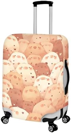 Protective Suitcase Covers for Travel Luggage | Carry on Luggage Cover for Capybara Suitcase | Travel Luggage Cover for