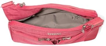 Baggallini Cross Over Crossbody Women Lightweight Water-Resistant Nylon Organized Travel Bag Purse