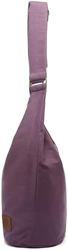 Coton Pose Women's Hippie Crossbody Bag - Top Zip Large Capacity Canvas Sling Bag - Handmade Jacquard Cloth