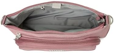 Baggallini Original RFID Protected Lightweight Nylon Zippered Travel Purse for Women ClimatePartner Certified