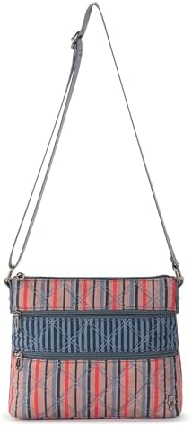 Sakroots Eco Twill Crossbody Purse - Eco Friendly Material For Everyday & Travel - Zipper Closure & Adjustable Strap