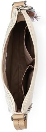 Sakroots Eco Twill Crossbody Purse - Eco Friendly Material For Everyday & Travel - Zipper Closure & Adjustable Strap