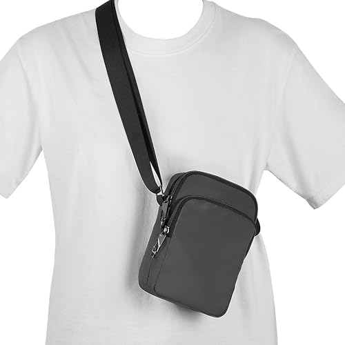 Tibroni Anti Theft RFID Crossbody Bag for Men and Women | Tibroni Sling Bag with Zipper Lock for Men and Women | Tibron