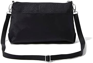 Baggallini Original RFID Protected Lightweight Nylon Zippered Travel Purse for Women ClimatePartner Certified
