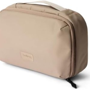 Bellroy Stone Hanging Toiletry Kit for Travel - Hanging 3 Liter Bag for Men and Women