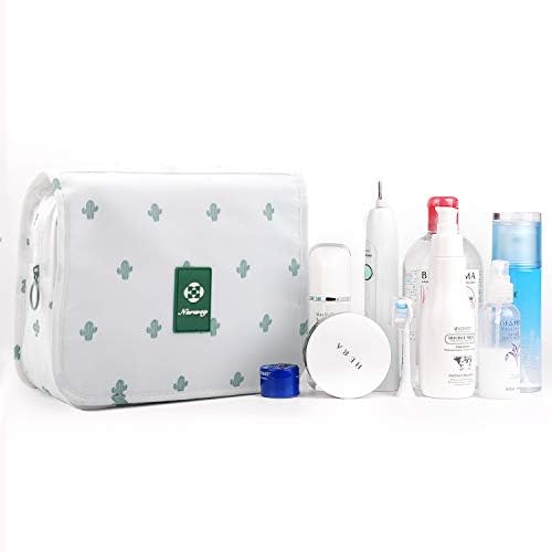 Narwey Beige Small Hanging Travel Toiletry Bag for Women Travel Bag Specifications: Makeup Bag Organizer, Cosmetics Bag - Image 63