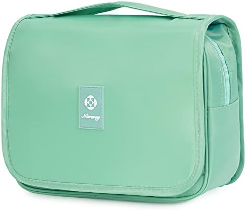 Narwey Beige Small Hanging Travel Toiletry Bag for Women Travel Bag Specifications: Makeup Bag Organizer, Cosmetics Bag - Image 64