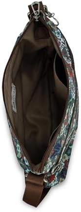 Sakroots Eco Twill Crossbody Purse - Eco Friendly Material For Everyday & Travel - Zipper Closure & Adjustable Strap