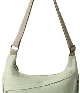 FFEDAYUN Crescent Bags for Women Casual Shoulder Handbags Multi-Pocket Lightweight Crossbody Purse Nylox Nylon Hobo Slin