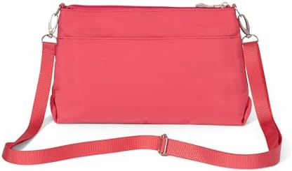 Baggallini Original RFID Protected Lightweight Nylon Zippered Travel Purse for Women ClimatePartner Certified