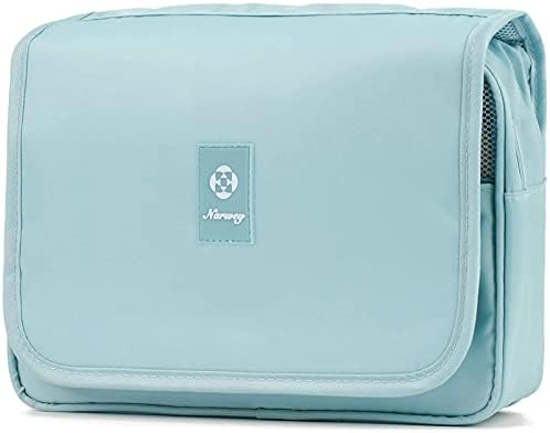 Narwey Beige Small Hanging Travel Toiletry Bag for Women Travel Bag Specifications: Makeup Bag Organizer, Cosmetics Bag - Image 8