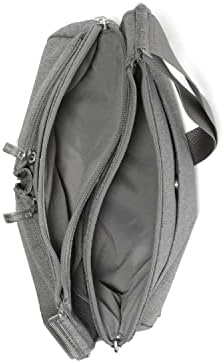 Baggallini Cross Over Crossbody Women Lightweight Water-Resistant Nylon Organized Travel Bag Purse