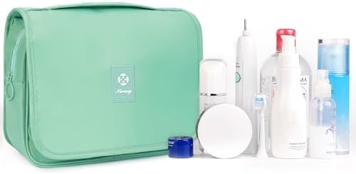 Narwey Beige Small Hanging Travel Toiletry Bag for Women Travel Bag Specifications: Makeup Bag Organizer, Cosmetics Bag - Image 70