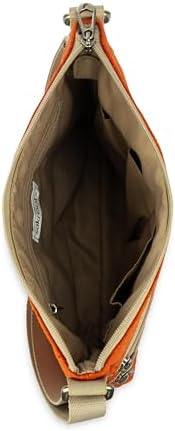 Sakroots Eco Twill Crossbody Purse for Everyday Use and Travel - Zipper Closure & Adjustable Strap