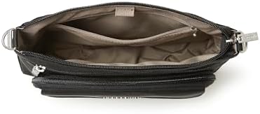 Baggallini Original RFID Protected Lightweight Nylon Zippered Travel Purse for Women ClimatePartner Certified