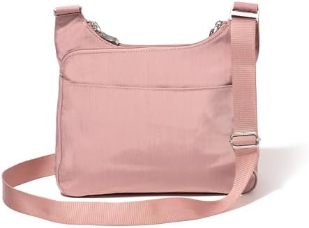 Baggallini Cross Over Crossbody Women Lightweight Water-Resistant Nylon Organized Travel Bag Purse