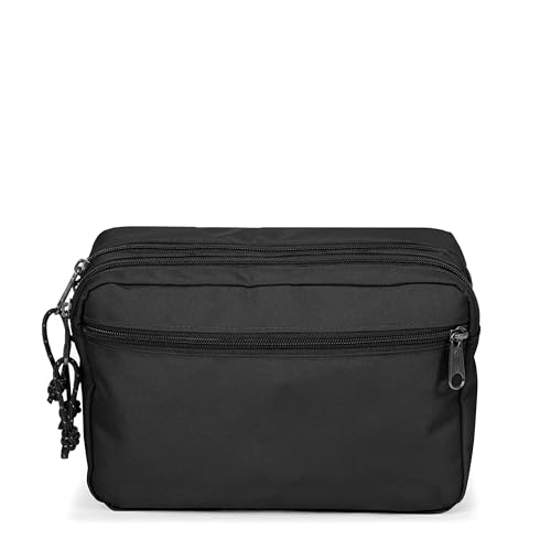 Titre SEO optimisé : "EASTPAK MAVIS Trousse de toilette en toile noire, 6 L - Accessoire de voyage populaire"