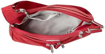 Baggallini Cross Over Crossbody Women Lightweight Water-Resistant Nylon Organized Travel Bag Purse