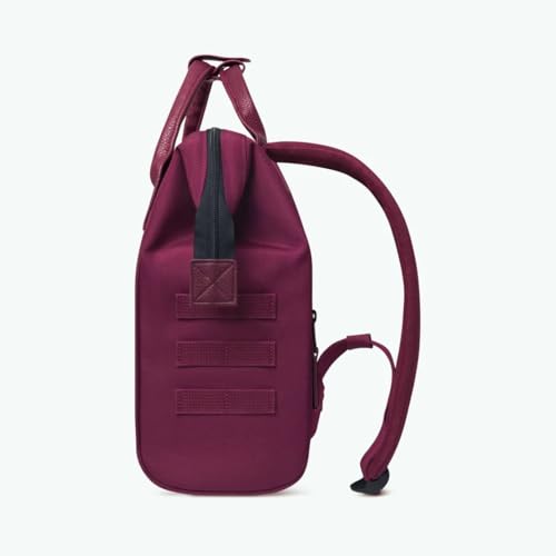 Cabaïa - Sac à Dos Adventurer Déperlant pour Homme et Femme - Rouge/Mauve - Compartiment Ordinateur Portable - 2 Poches