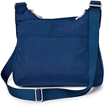 Baggallini Cross Over Crossbody Women Lightweight Water-Resistant Nylon Organized Travel Bag Purse