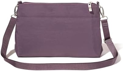 Baggallini Original RFID Protected Lightweight Nylon Zippered Travel Purse for Women ClimatePartner Certified