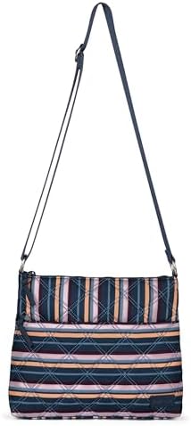Sakroots Eco Twill Crossbody Purse - Eco Friendly Material For Everyday & Travel - Zipper Closure & Adjustable Strap