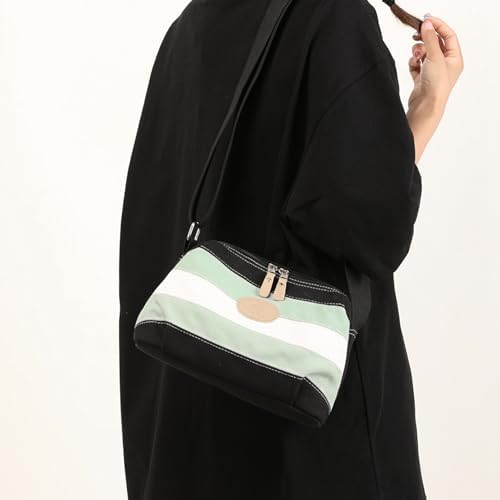 Sunshinejing Lightweight Crossbody Bag for Women | Casual Purses for Daily Travel | Small Canvas Bag with Adjustable Str