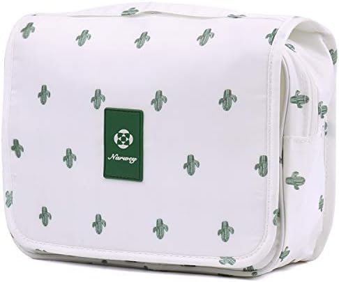 Narwey Beige Small Hanging Travel Toiletry Bag for Women Travel Bag Specifications: Makeup Bag Organizer, Cosmetics Bag - Image 57