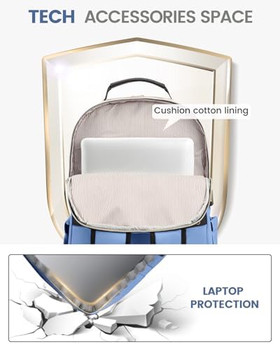 Laptop Backpack Purse for Women Work Travel Black OEKO-TEX STANDARD 100 Laptop Backpack Purse for Women College Black Qu