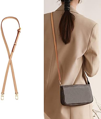 Jiesinlov Genuine Vachetta Leather Replacement Bags Multi Pochette Boulogne Pouchette Accessories for Women Evening Even