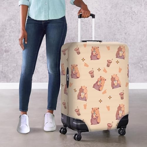 Protective Suitcase Covers for Travel Luggage | Carry on Luggage Cover for Capybara Suitcase | Travel Luggage Cover for