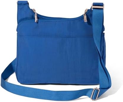 Baggallini Cross Over Crossbody Women Lightweight Water-Resistant Nylon Organized Travel Bag Purse
