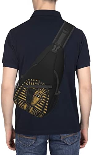 ASYG Egyptian Sling Bag Casual Backpack Crossbody Daypack Casual Use Men Women Multifunctional Style