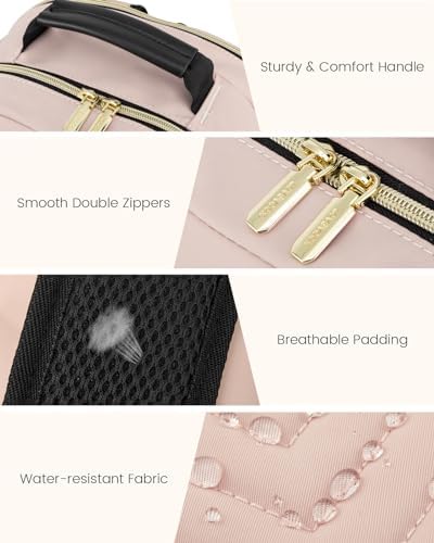 Laptop Backpack Purse for Women Work Travel Black OEKO-TEX STANDARD 100 Laptop Backpack Purse for Women College Black Qu