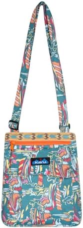 KAVU Keeper Semi Padded Sling Canvas Crossbody Bag + Comfortable Padded Shoulder Strap + Casual Styling + Durable Canvas
