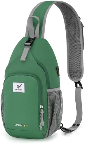 SKYSPER Anti-RFID Crossbody Sling Backpack for Women Men(Army Green) SKYSPER Travel Hiking Crossbody Bag for Women Men