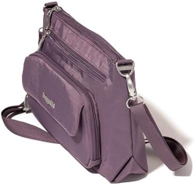 Baggallini Original RFID Protected Lightweight Nylon Zippered Travel Purse for Women ClimatePartner Certified