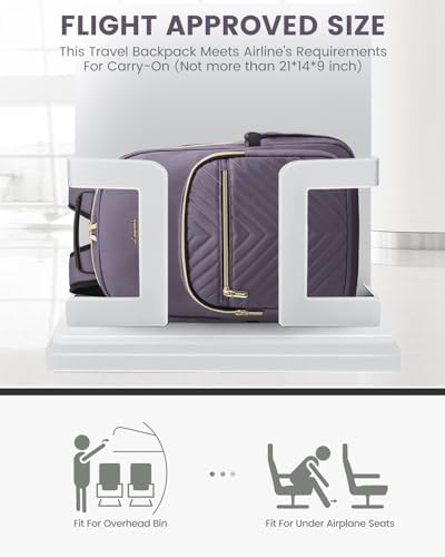 Laptop Backpack Purse for Women Work Travel Black OEKO-TEX STANDARD 100 Laptop Backpack Purse for Women College Black Qu