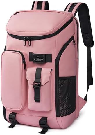 Men's Travel Backpack, 17.3 Inches Business Laptop, Water-Resistant, Carry on Airline Approved, USB Charger Port, 18x14x