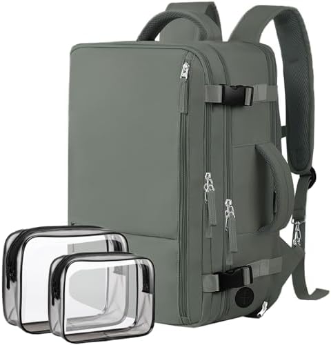 Hanples TSA Flight Approved Large Travel Backpack for Women and Men | Hanples Waterproof Anti-Theft Large Carry On Back