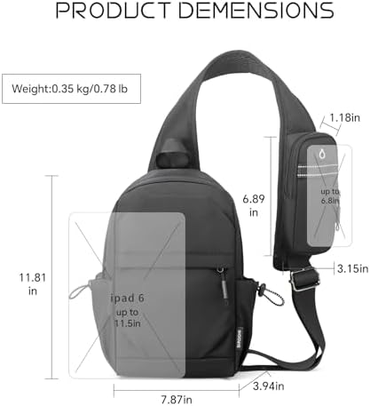 Casual Shoulder Hiking Backpack convertible strap travel shopping sport