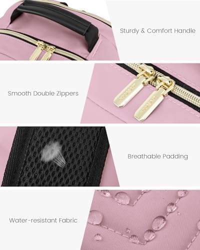 Laptop Backpack Purse for Women Work Travel Black OEKO-TEX STANDARD 100 Laptop Backpack Purse for Women College Black Qu