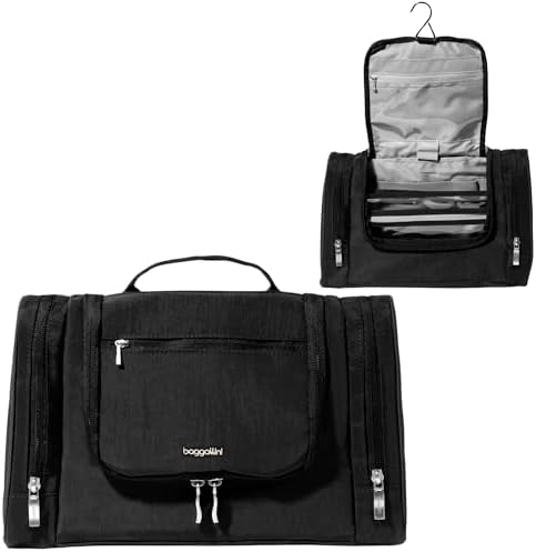 Baggallini High-Quality Toiletry Kit for Men and Women on Business Trips | Baggallini Travel Toiletry Kit Featuring Com