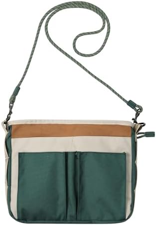KAVU Keeper Semi Padded Sling Canvas Crossbody Bag + Comfortable Padded Shoulder Strap + Casual Styling + Durable Canvas