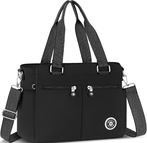 VOBUKE Sac Bandoulière Grande Sacs a Main Imperméables pour Femme Usage Quotidien avec Multi-Poches et Bandoulieres Régl